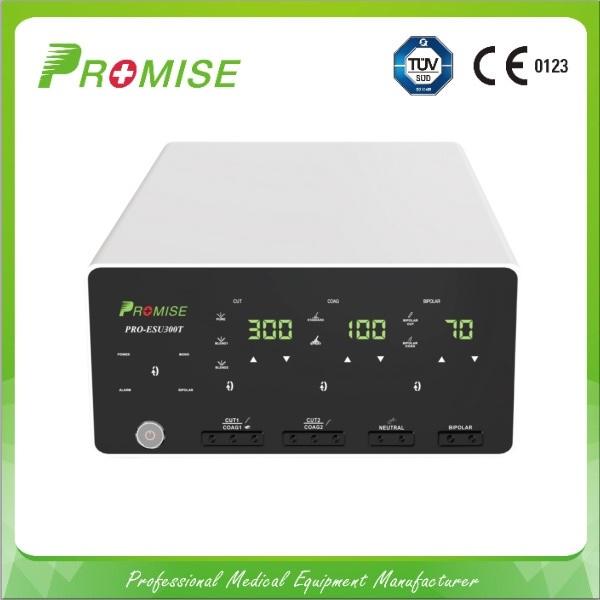 PROMISE PRO-ESU300T Next-Gen 300W High Frequency Electrosurgical Unit Diathermy Machine with Dual Monopolar Bipolar Output Full Touch Screen Surgical Cautery Equipment for Hospital Operating Room OEM Software Customization CE Approved
