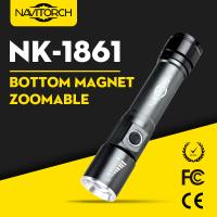 Adjustable Focus Mini CREE LED Flashlight Torch, Batteries Included, Zoomable LED Flashlight (NK-1861)