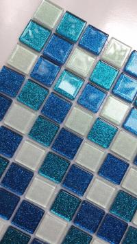 Crystal glass mosaic, star crystal mosaic, China glass mosaic factory