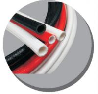 silicone rubber fiberglas sleeving(inside rubber outside fiber)