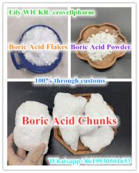 Boric acid chunkschina factory sell (lily WICKR crovellpharm
