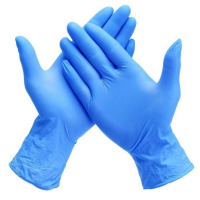 Alrisco Nitrile Gloves, Profession Grade,Disposable,Food Safe,Non Latex,Powder Free, 4 mil Thickness, Convenient Dispenser (100 Pack Medium (Blue))