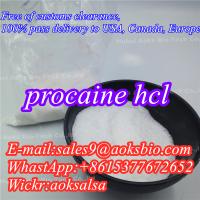 Buy procaine hcl cas 51-05-8 procaine hcl China supplier with best price safe delivery