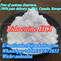 Lidocaine hcl powder cas 73-78-9 lidocaine hcl/procaine hcl/tetracaine hcl pain killer supply