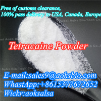 High quality tetracaine powder cas 94-24-6 tetracaine base local anesthetic materials