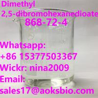 Factory Supply  Dimethyl 2,5-dibromohexanedioate Liquid for sale CAS 868-72-4  Whatsapp: +86 15377503367