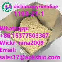 Whatsapp: +86 15377503367 CAS 1193-21-1 4,6-dichloropyrimidine powder Delivery to Russia Ukraine