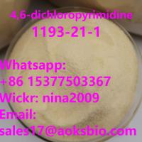 Whatsapp: +86 15377503367 Manufacturer high quality  4,6-dichloropyrimidine powder CAS 1193-21-1 