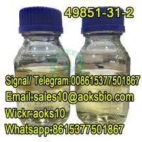 100% Safe Delivery CAS 49851-31-2 / 2-Bromovalerophenone Light Yellow Liquid