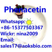Whatsapp: +86 15377503367 buy shiny crystal phenacetin powder CAS 62-44-2