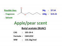 100g Butyl acetate