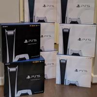 Affordable PS5 In Stock || Wholesale For PS5 Original 1TB 2TB Console, 5 GAMES & 2 Controllers