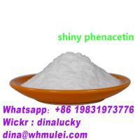 shiny phenacetin raw powder supplier 99% purity pain killer weight loss cas 62-44-2 