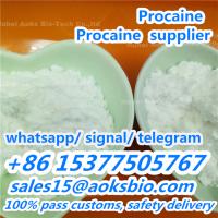 Procaine powder 59-46-1 local anesthetic procaine base China factory supplier best price 100% pass customs