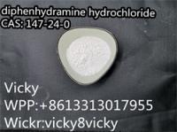diphenhydramine hydrochloride	147-24-0	white powder