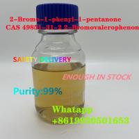 2-Bromovalerophenone factory sell 2-BRROMO with CAS 49851-31-2 in warehouse (whatsapp +8619930501653)