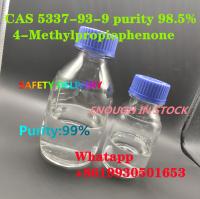 4-Methylpropiophenone chinese factory sell 4MPF with CAS 5337-93-9 in warehouse (whatsapp +8619930501653)