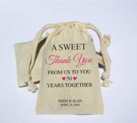 Unbleached Cotton Muslin Bag Jewelry Packing Bag Cotton Gift Bag