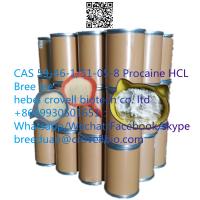 Manufacture suppllier CAS 59-46-1/51-05-8 Procaine HCL with Fast and safety Delivery 0086 19930501651