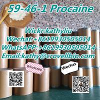 Procaine manufacturer supply CAS 59-46-1 Procaine hcl powder with China factory price +8619930505014