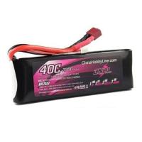 CNHL 2700mah 7.4v 2s 40c lipo battery with t plug
