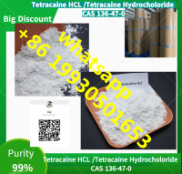 Tetracaine HCL manufacture CAS 136-47-0 Tetracaine Hydrochloride factory (whatsapp +86 19930501653)