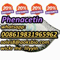 Free cas 62-44-2 phenacetin shiny Crystal phenacetin