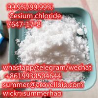 Cesium chloride (CsCl) 99.9% 99.99%  (summer@crovellbio.com) supplier in China+8619930504644