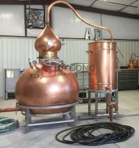 300L Copper Pot Still Whiskey Vodka Alcohol Distillation Equipment