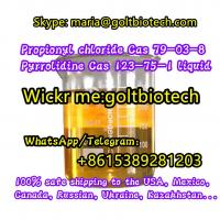 Mexico USA Canada safe arrive Propionyl chloride cas 79-03-8 liquid tetrahydropyrrole for sale factory price Wickr me:goltbiotech