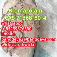 CAS 71368-80-4 , Bromazolam ,C17H13BrN4, 99% pale pink powder