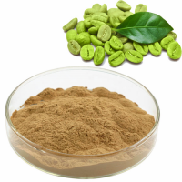 Factory Supply High Grade Quality 50% Green Coffee Bean Extract Cas 327-97-9 C16H18O9
