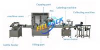 Small bottle filling plugging capping and labeling machine