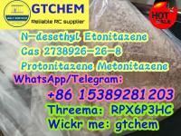 Fent analogues N-desethyl Etonitazene Cas 2738926-26-8 buy Protonitazene Metonitazene powder supplier WAPP/teleg:+8615389281203