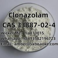 High quality CAS 33887-02-4 Clonazolam Whatsapp: +8613582196723