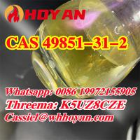 CAS 49851-31-2 2-Bromo-1-phenyl-pentan-1-one in Oversea Warehouse Stock
