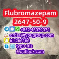 Flubromazepam cas 2647-50-9 low sale price Telegram?+852 46079074