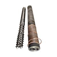 Factory manufacturer bimetallic parallel twin screw barrel for PVC products