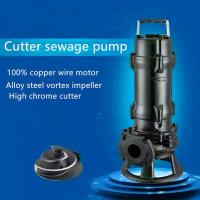WQK Submersible sewage pump with cutter knife for wastewater