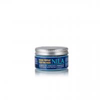 moroccan lava clay ghassoul mask with blue nila rose water 