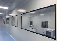 cleanroom window double glazed flush observation window