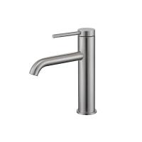 Brushed Nickel Gooseneck Single-Hole Bathroom Faucet