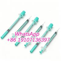  disposable insulin syringe teal color insulin syringe