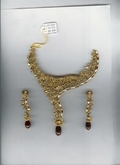 Antique designer gold necklace