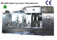 Fully Automatic Double-Head Gable-Top Carton Filling Machinery (BW-4000)